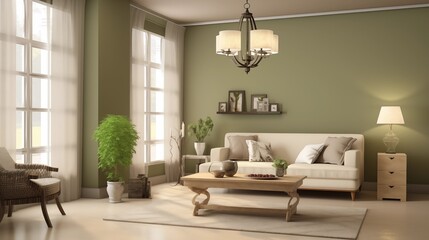 Taupe and Soft Green Infuse your space with warmth and serenity using taupe walls and soft green accents.
