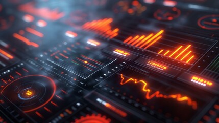 Obraz premium digital audio mixer