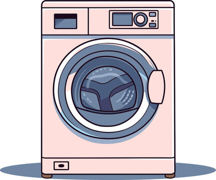 Splash of Clean Dynamic Washing Machine Graphic
