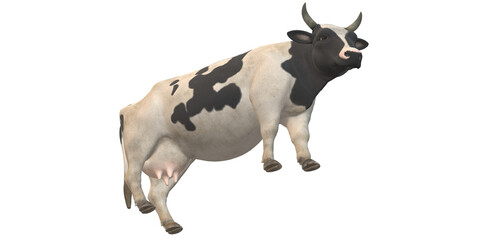 Cow isolated on a Transparent Background