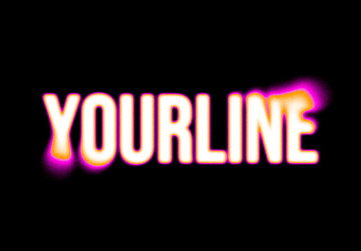 Blurred Text Effect 01