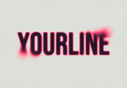 Blurred Text Effect
