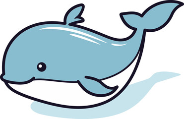 Whales in Harmony Vector Illustration Symphony