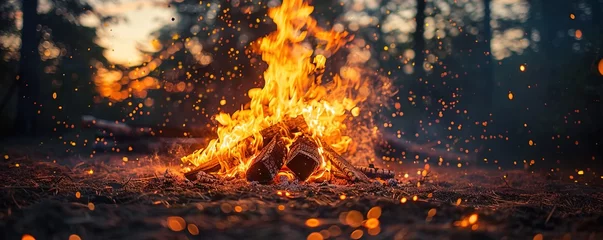  Bonfire with high flames © Влада Яковенко