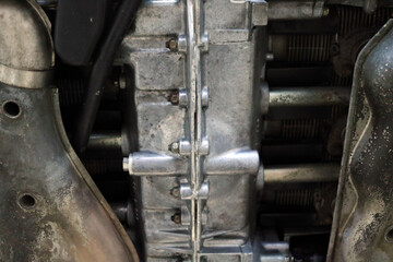 Porsche Motor von unten