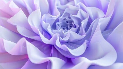 This image features a stunning digital illustration of a flower with layers of purple and soft edges, giving off a vibrant and soothing vibe