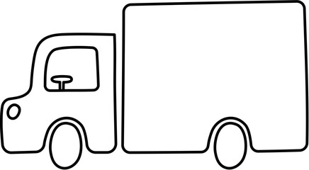 hand drawn car doodle illustration