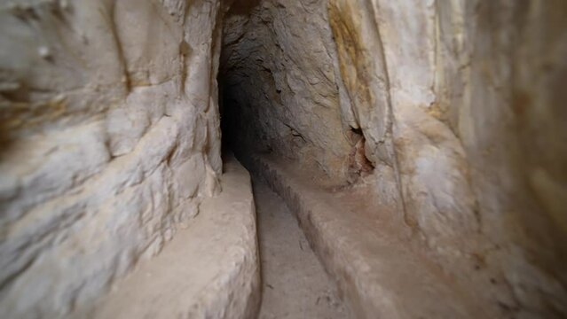 Underground Water Cisterns at Zippori (Sepphoris) National Park Israel.