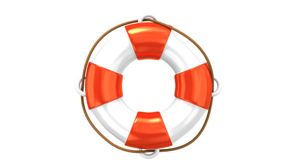 life buoy isolated on transparent