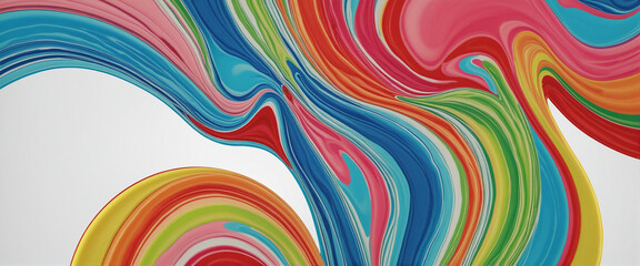 Organic colorful blob shapes abstract background 