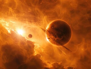 High-resolution stock photo of Venus transit across the sun a rare celestial event