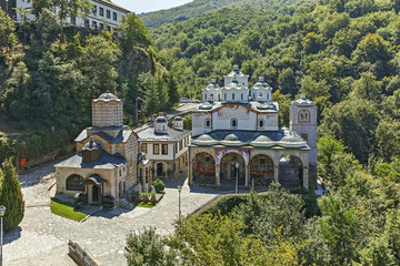 Medieval Orthodox Monastery St. Joachim of Osogovo, North Macedonia - obrazy, fototapety, plakaty