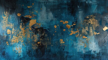 Luxurious abstract interior painting background, painting, stains with oil paint mixed with gold leaf - obrazy, fototapety, plakaty