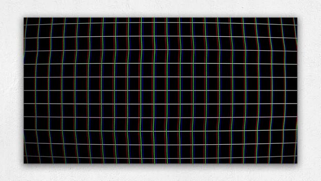 Grid Video frame, Retro style, Video Background.