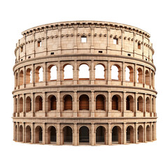 Fototapeta premium Coliseum on transparent background, png 