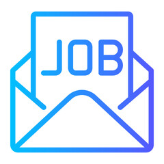 job offer gradient icon