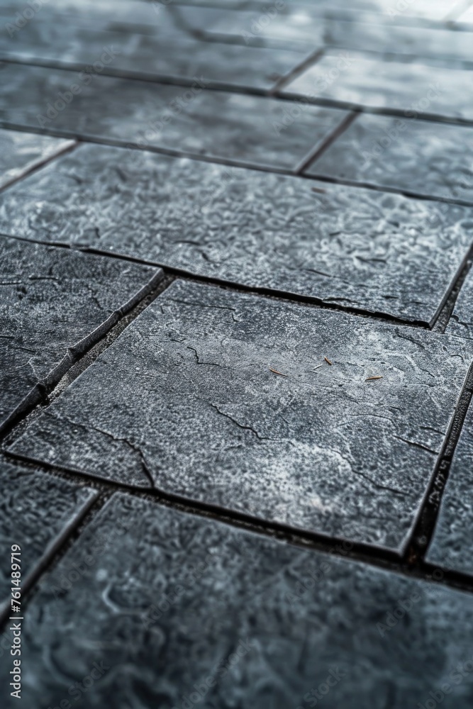 Aufkleber a monochromatic image of a tiled floor. perfect for architectural and interior design projects