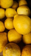 Close up pile of tasty fresh limes sold at the market as a background.	