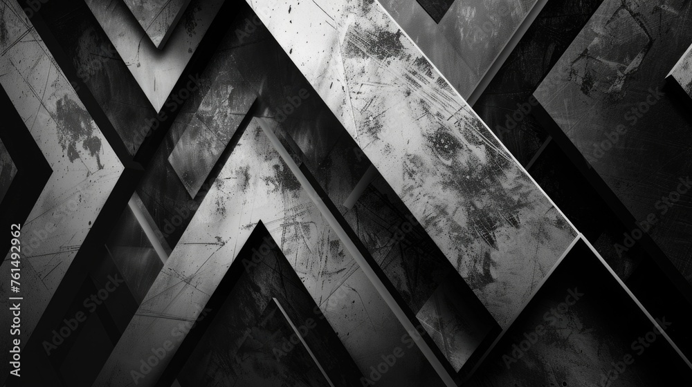 Poster a striking black and white image of a building, perfect for architectural design projects