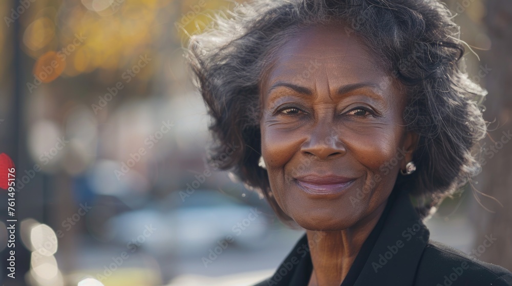 Poster close up of a person in professional attire, suitable for business concepts