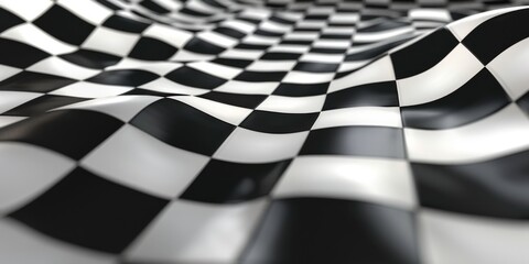 Black and white checkered pattern suitable for various design projects