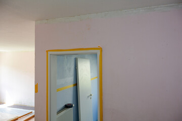 Before wallpapering an apartment