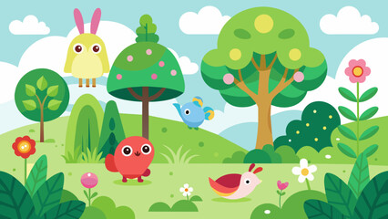 cute cartoon vector illustrations