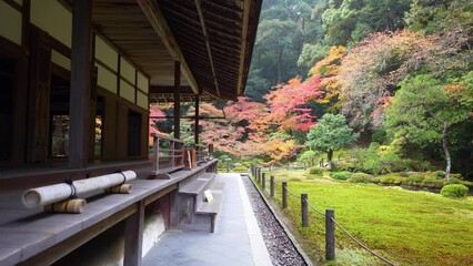 京都　南禅寺の塔頭寺院　南禅院の紅葉