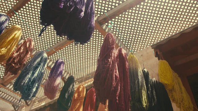 Morocco Store with Wool Fabric Threads