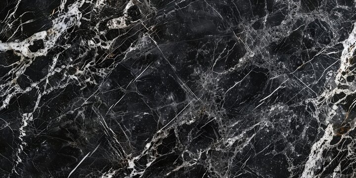 Detailed close up of a black marble surface, perfect for backgrounds