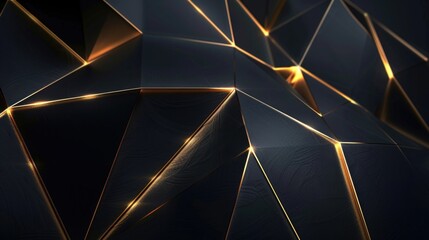 Abstract geometric design with elegant gold accents. Perfect for luxury branding projects
