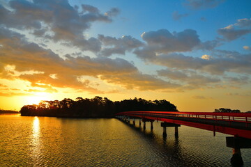 Obraz premium 松島の夜明け（宮城県）