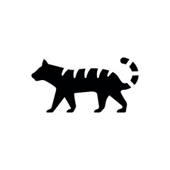 tasmanian tiger icon vector illustration