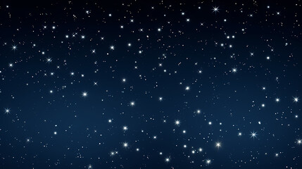 Fototapeta premium Dark blue night sky stars background