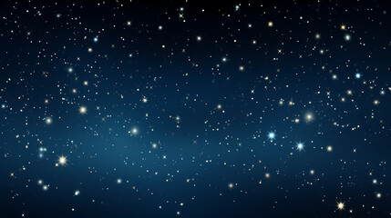 Fototapeta premium Dark blue night sky stars background