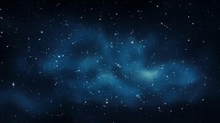 Fototapeta premium Dark blue night sky stars background