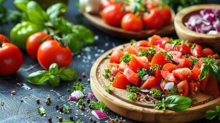Abstract food background 