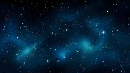 Fototapeta premium Stars fall in the dark blue night sky