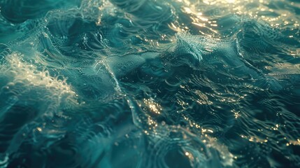 Close up view of water waves, suitable for backgrounds
