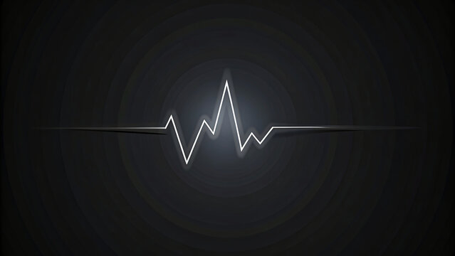 Heartbeat Monitoring Technology Illustration