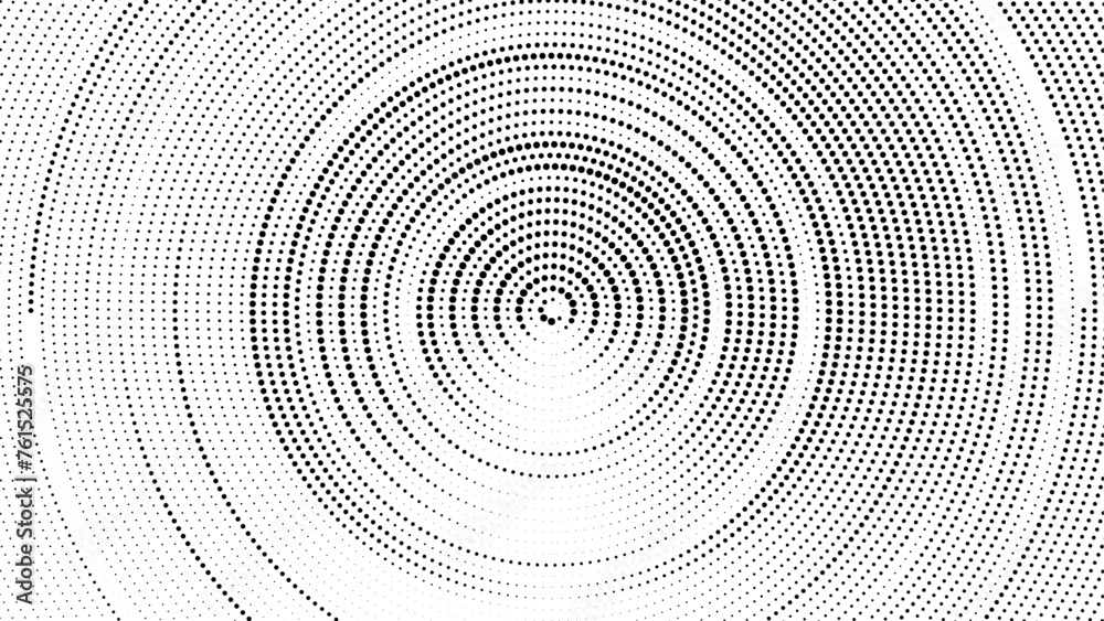 Poster Abstract dotted background. Technology vector pattern. Halftone dotted effect illustration.