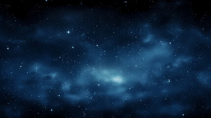 Obraz premium Stars fall in the dark blue night sky