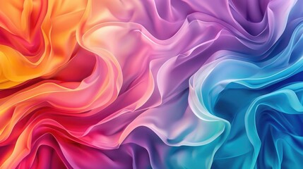 Obraz premium Vibrant close up of colorful fabric, perfect for backgrounds or fashion design