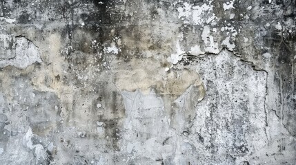 A dirty wall with white paint, suitable for urban backgrounds