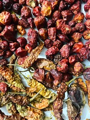 dried red chilly whole ,round chilly, crushed red chilli and seeds
