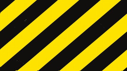 A background featuring black and yellow stripes with a grungy effect. The stripes are prominently displayed