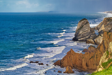 Cabo da Roca or Cape Roca is a cape which forms the westernmost of mainland Portugal, of...