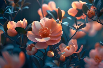 Floral Elegance: Close-up shots of exquisite flowers in full bloom, celebrating the beauty of nature's intricate designs.

