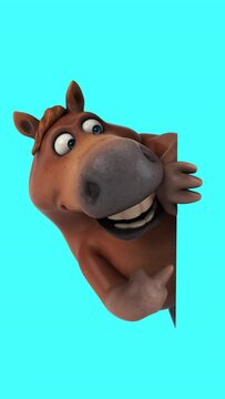 Fun 3D cartoon Horse (with alpha channel)