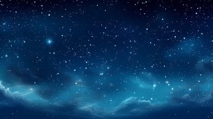 Fototapeta premium Night sky with stars and milky way